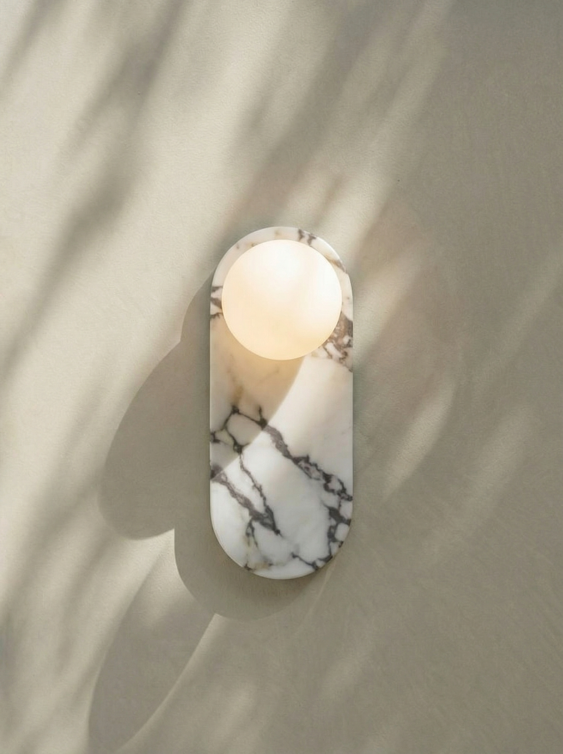 Gine | Marmeren wandlamp