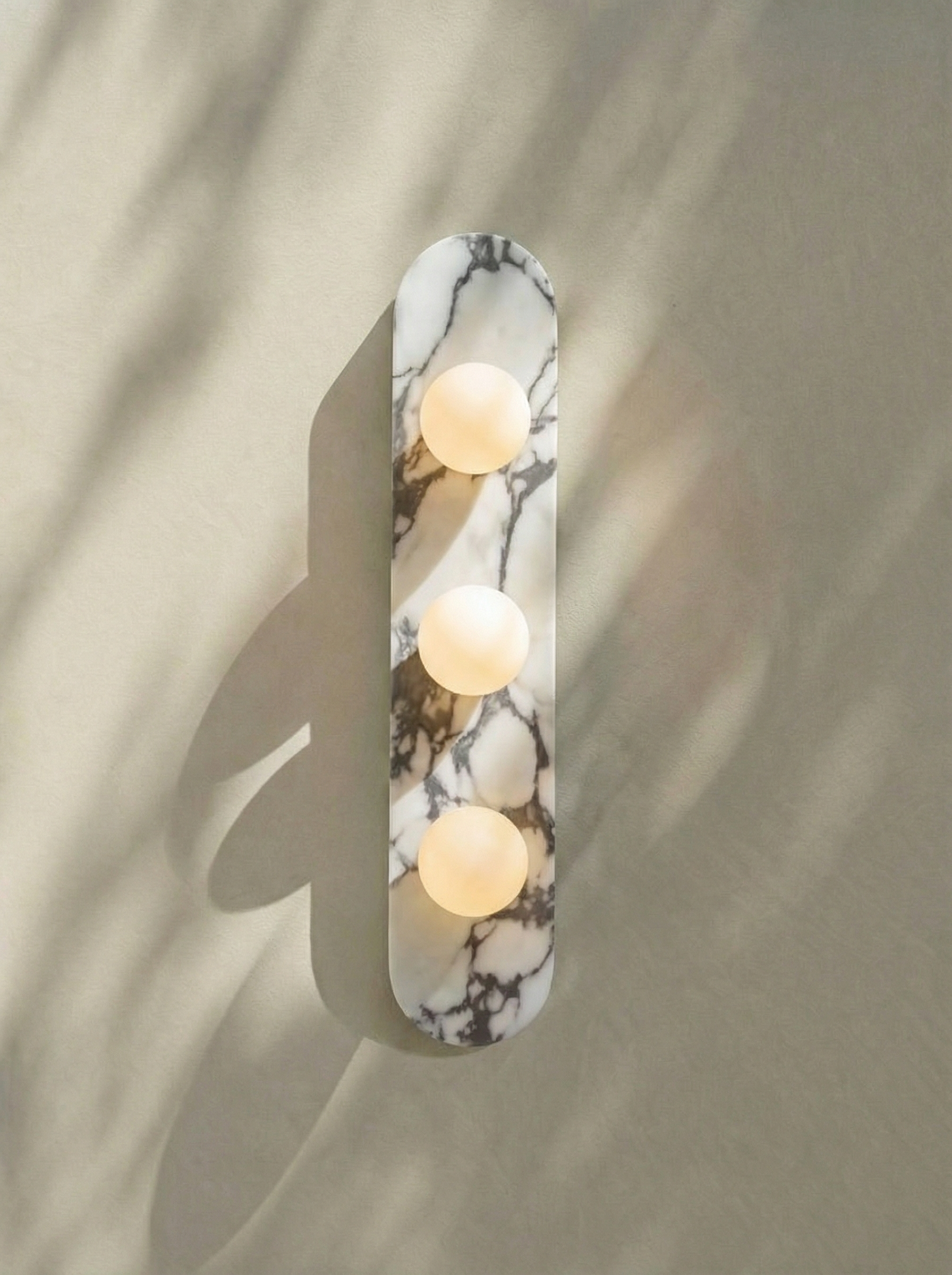 Gine | Marmeren wandlamp