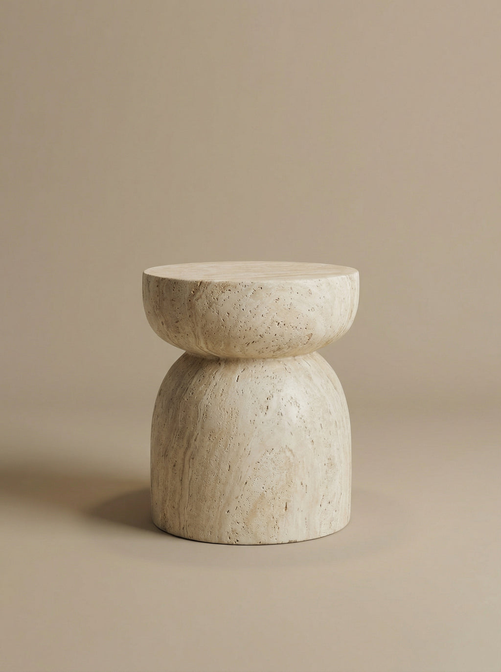 Bano | Travertine look bijzettafel