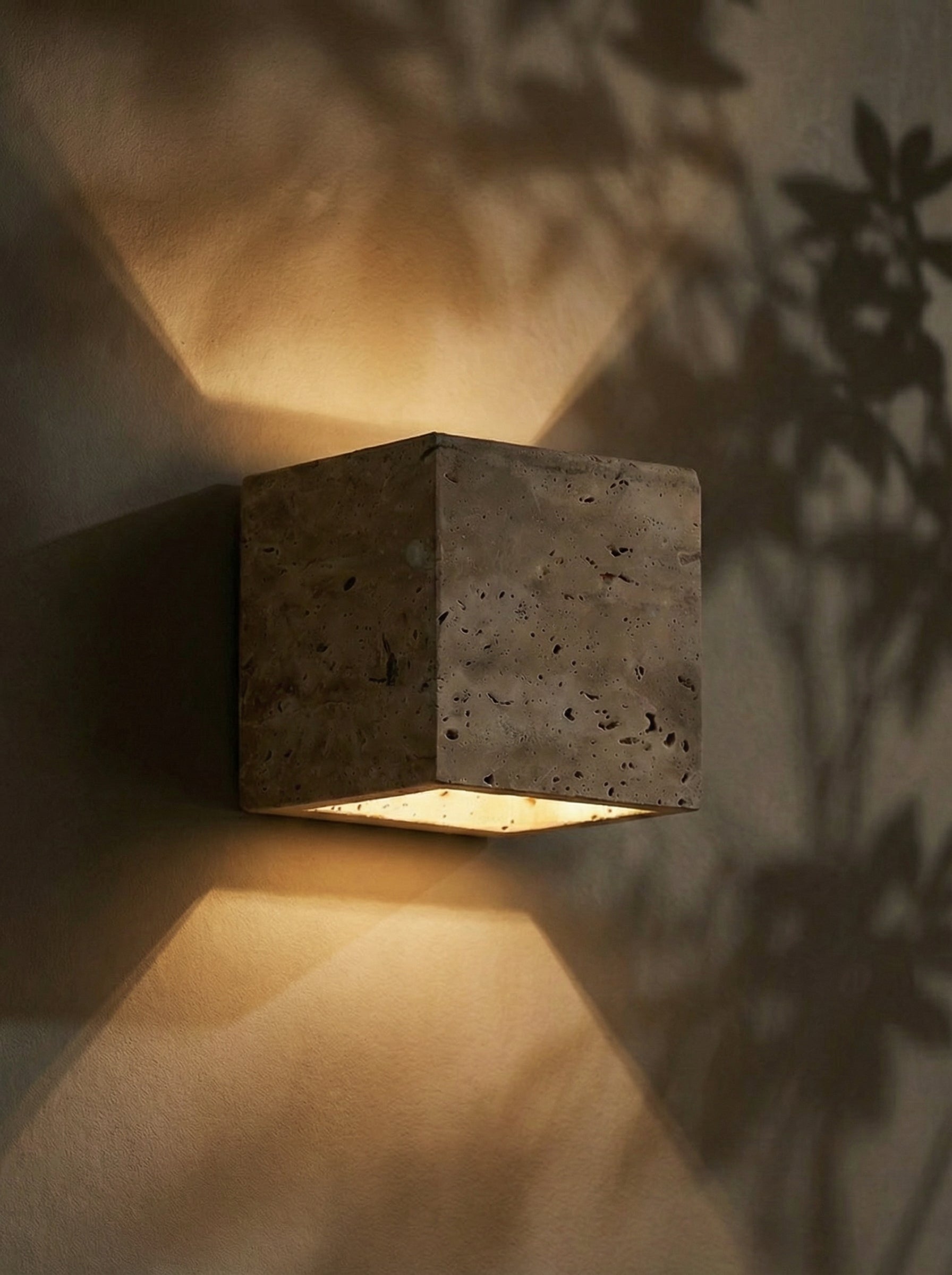 Velaro | Travertin Wandlamp