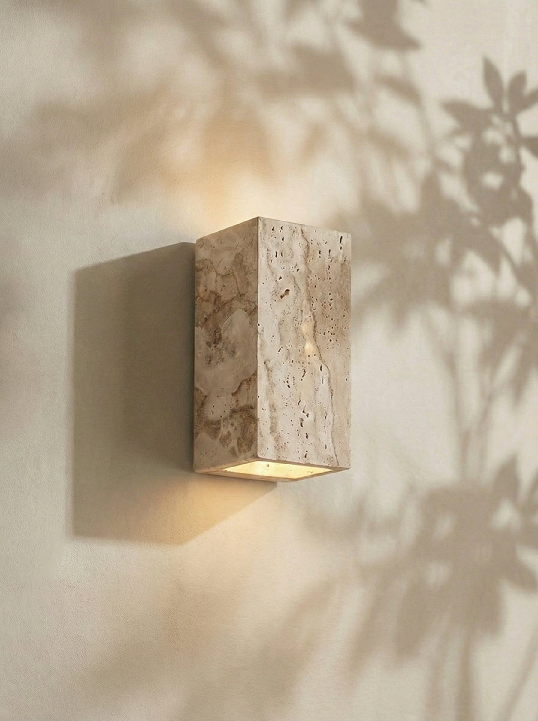 Velaro | Travertin Wandlamp