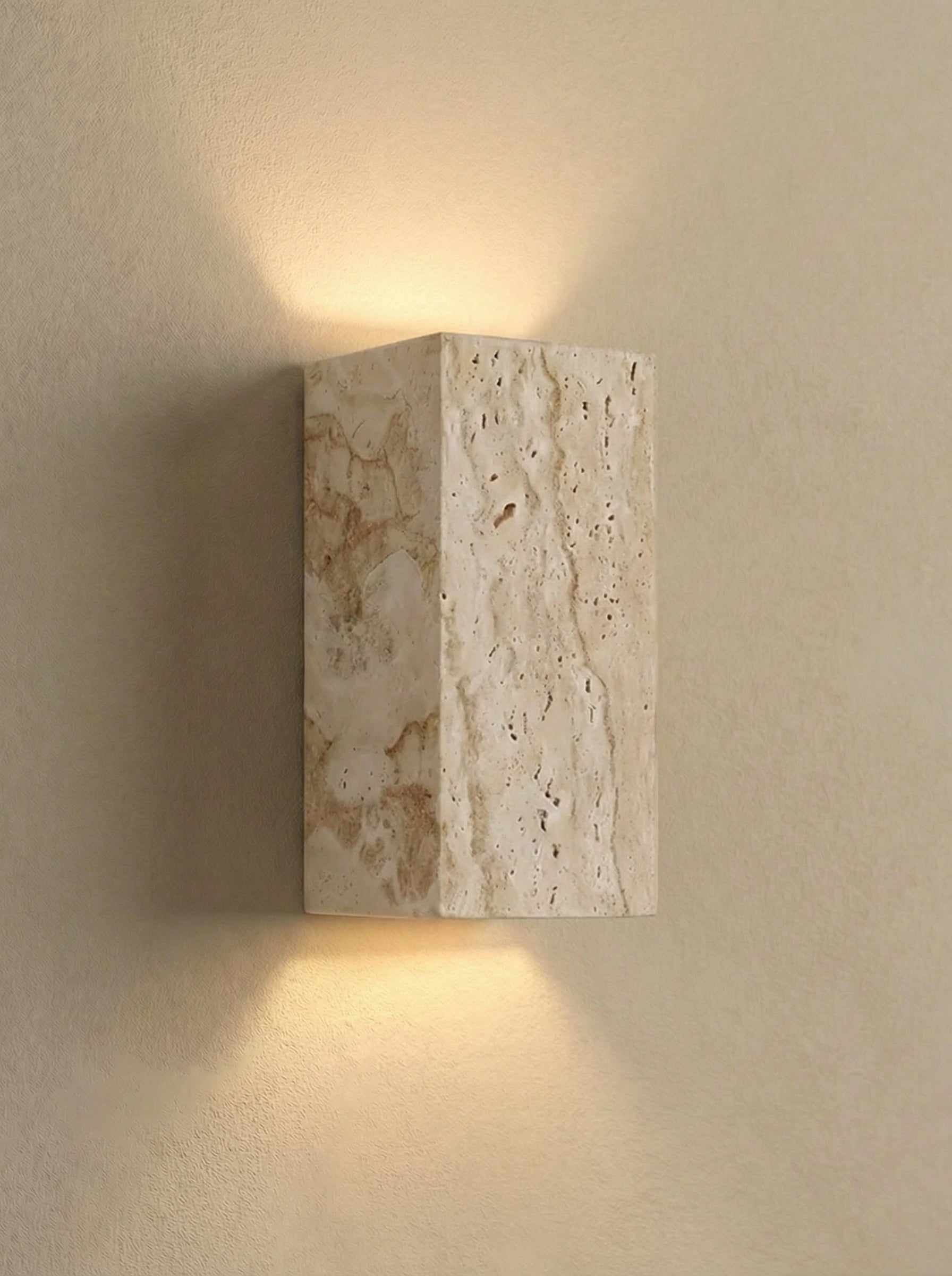Velaro | Travertin Wandlamp
