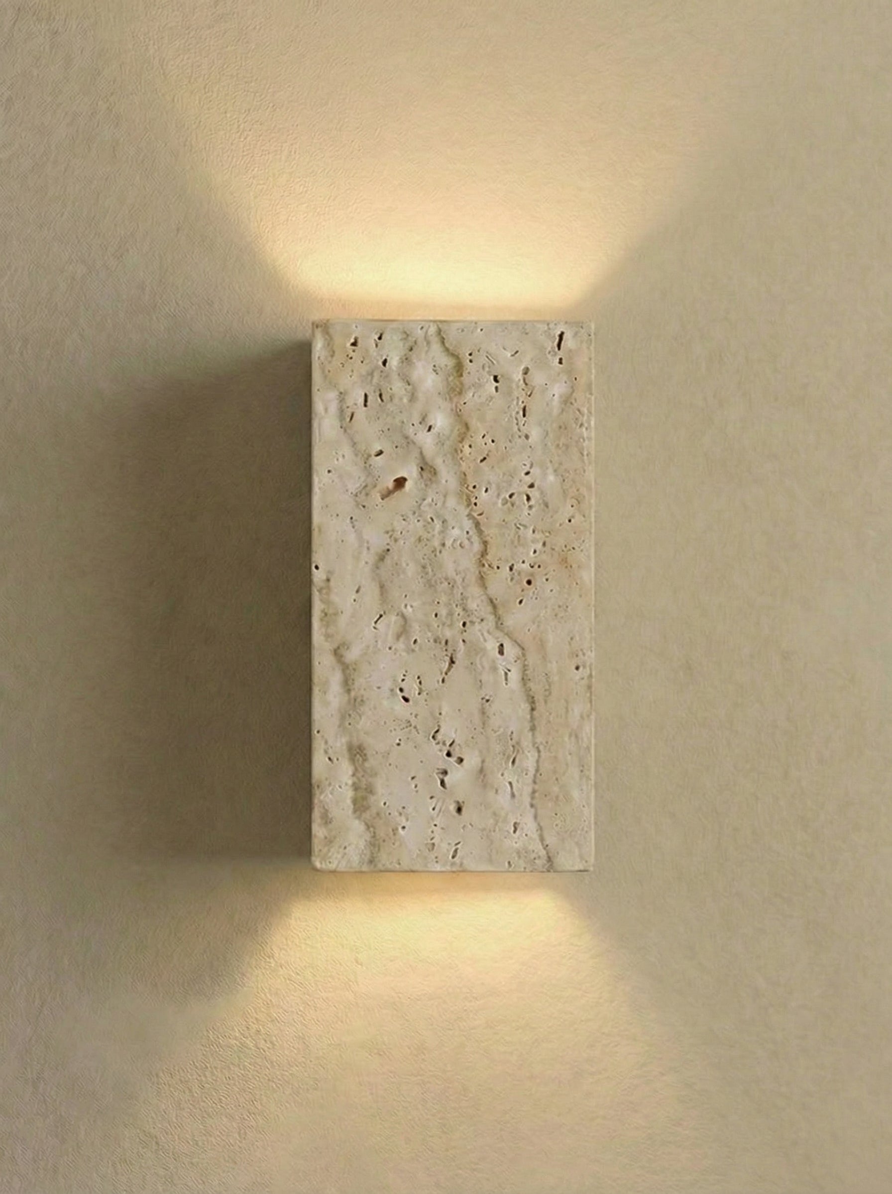 Velaro | Travertin Wandlamp