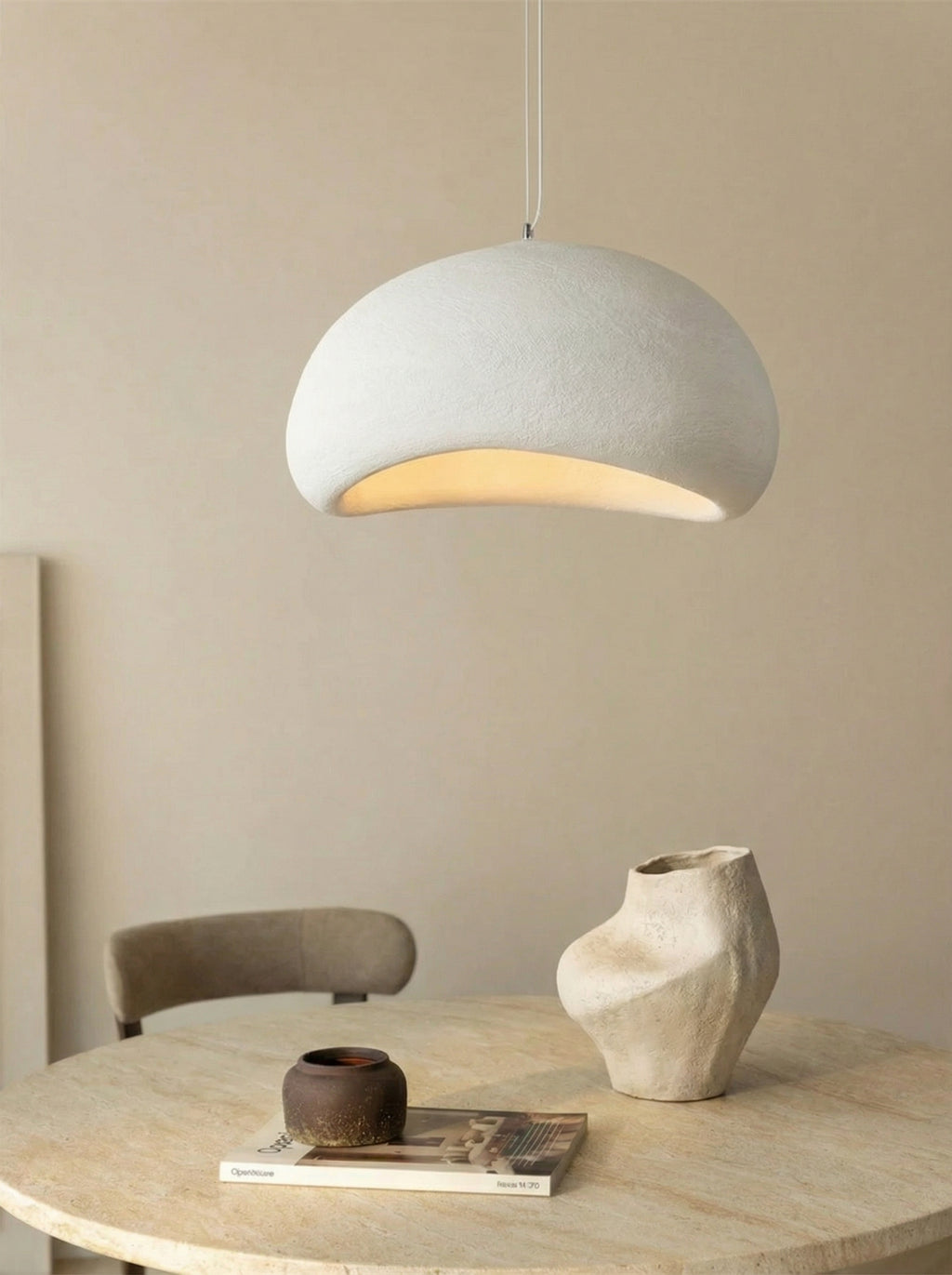 Suusi | betonnen hanglamp in