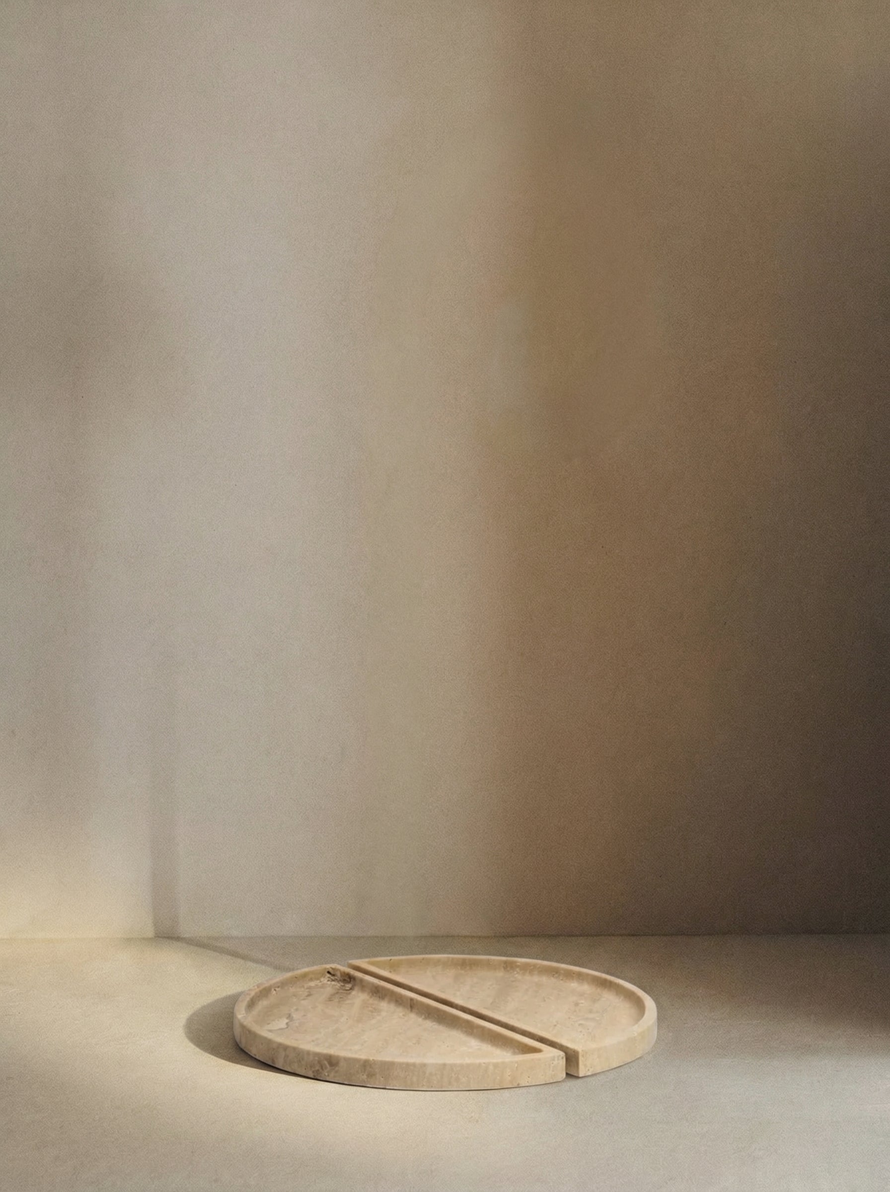 Ziva | Travertin dienblad 2 stuks