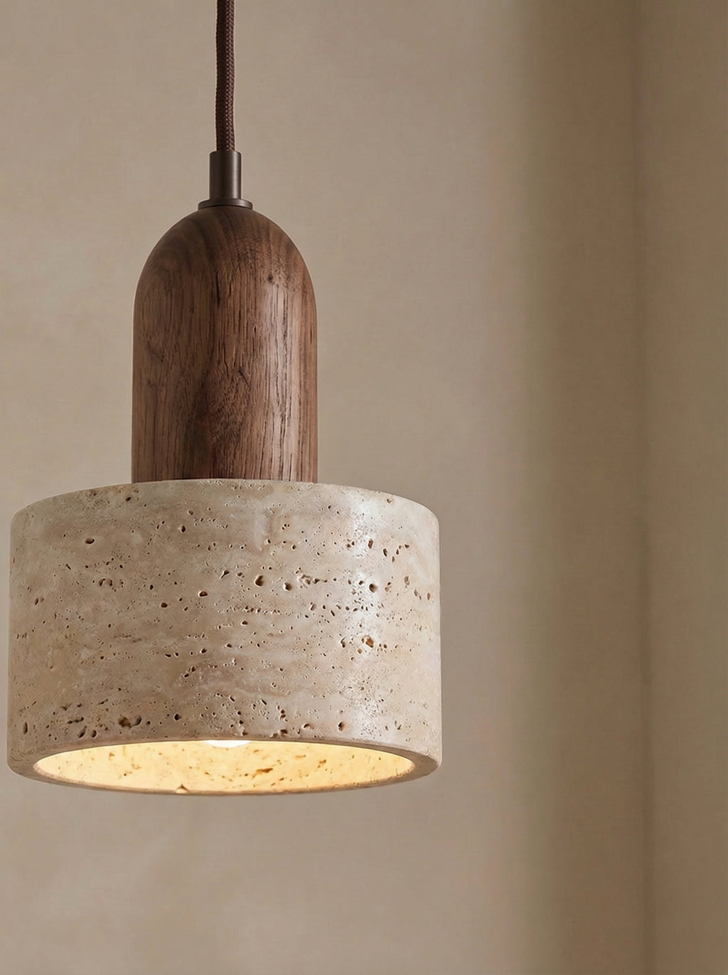 Jul | Travertine hanglamp