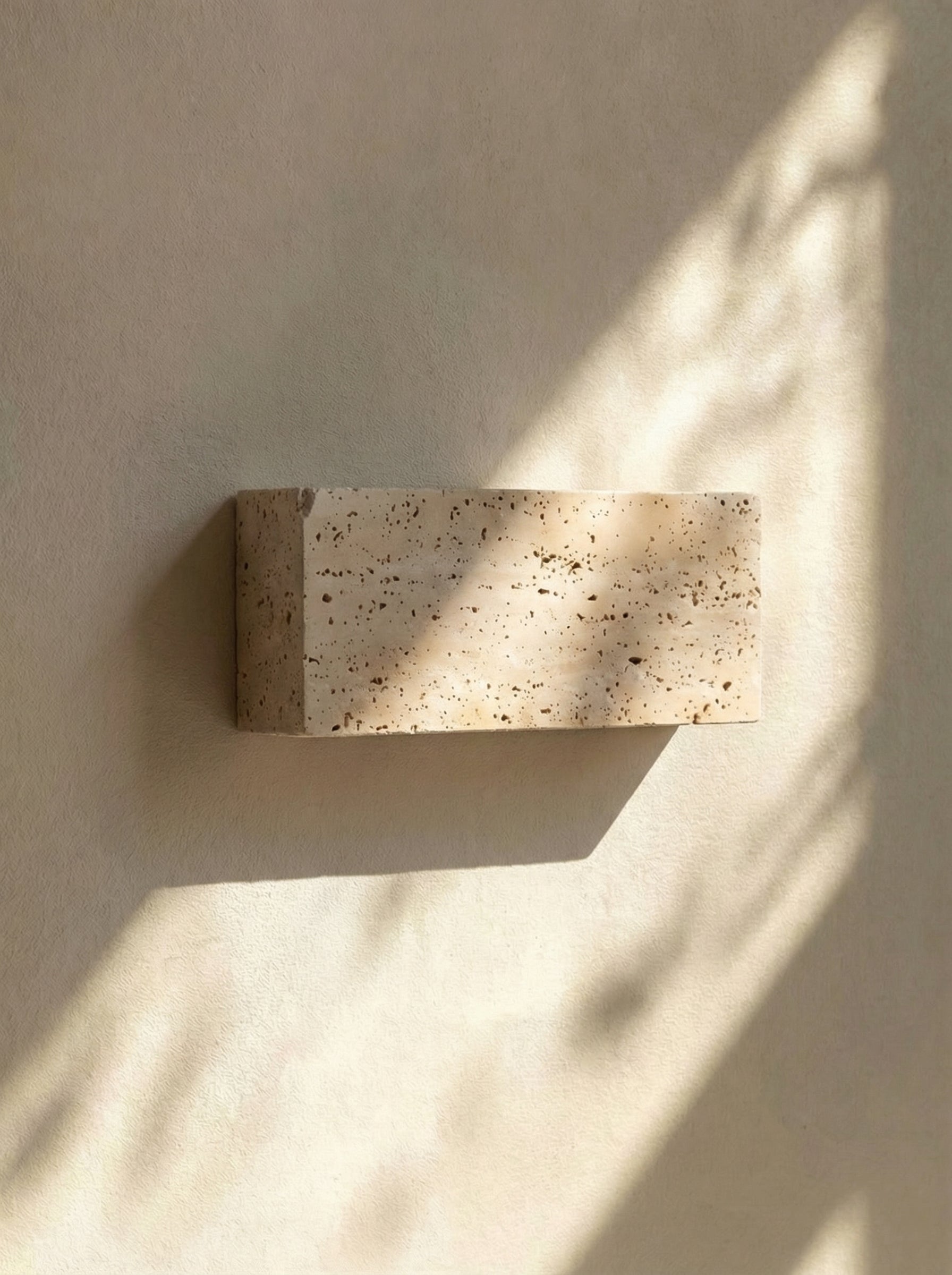 Kairo | Travertine in/outdoor wandlamp