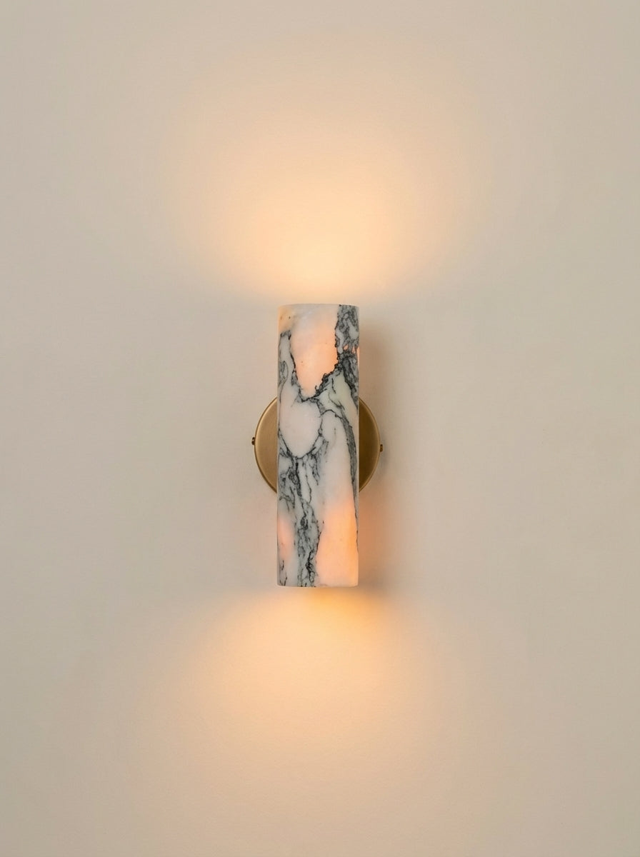 Calira | Goude Marmeren Wandlamp