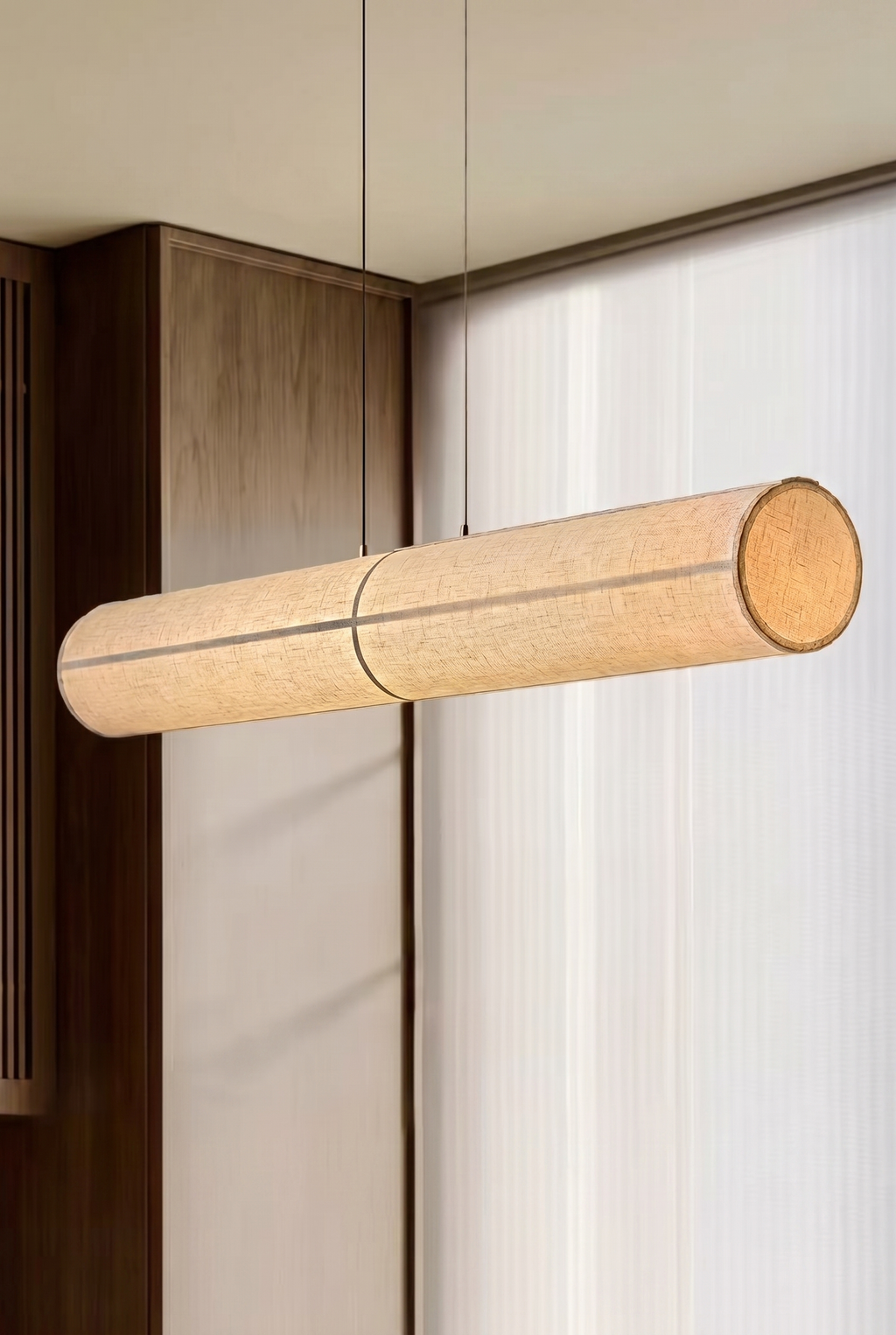Kaito | Japandi Linnen Hanglamp