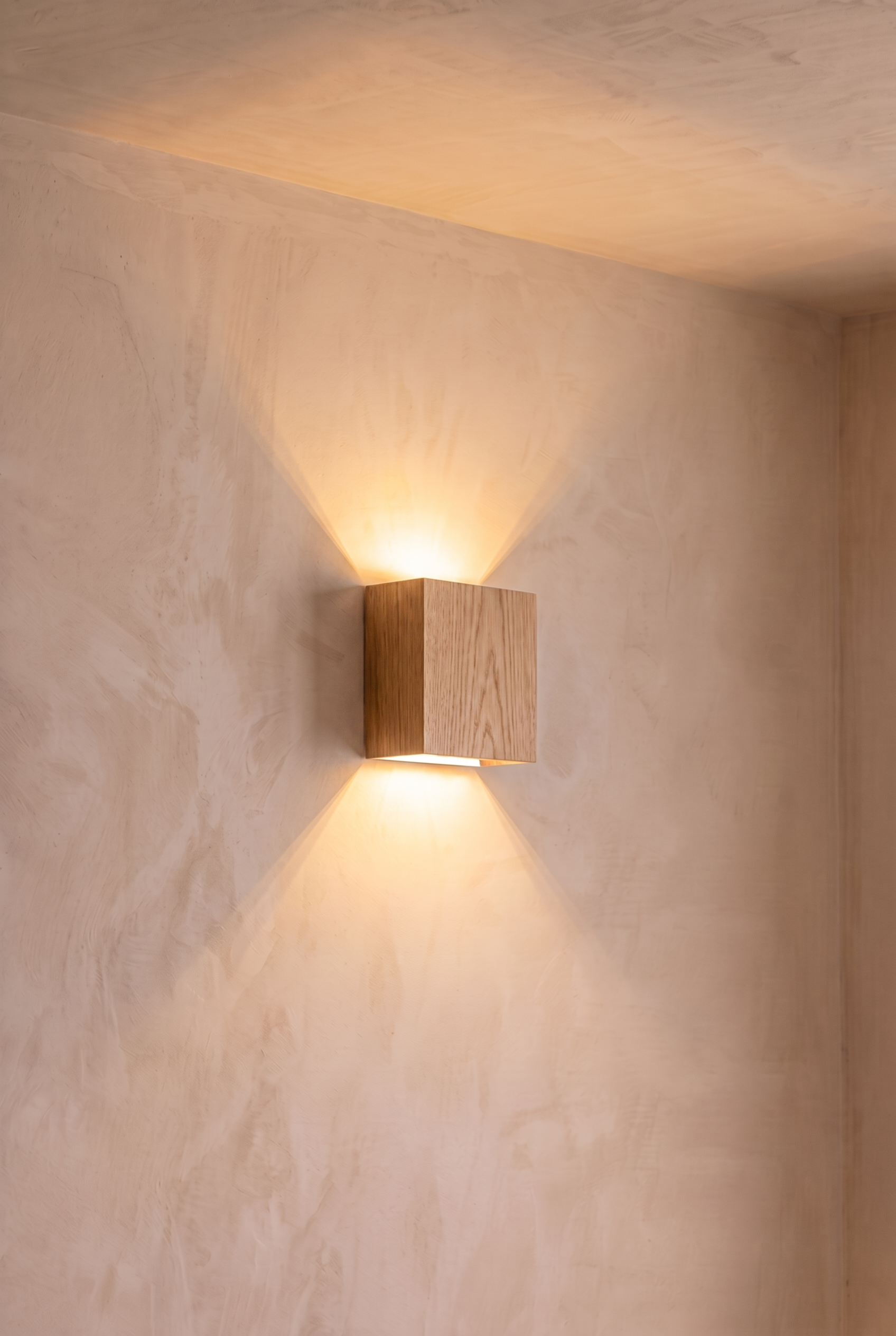 Merlis | wandlamp eikenlook