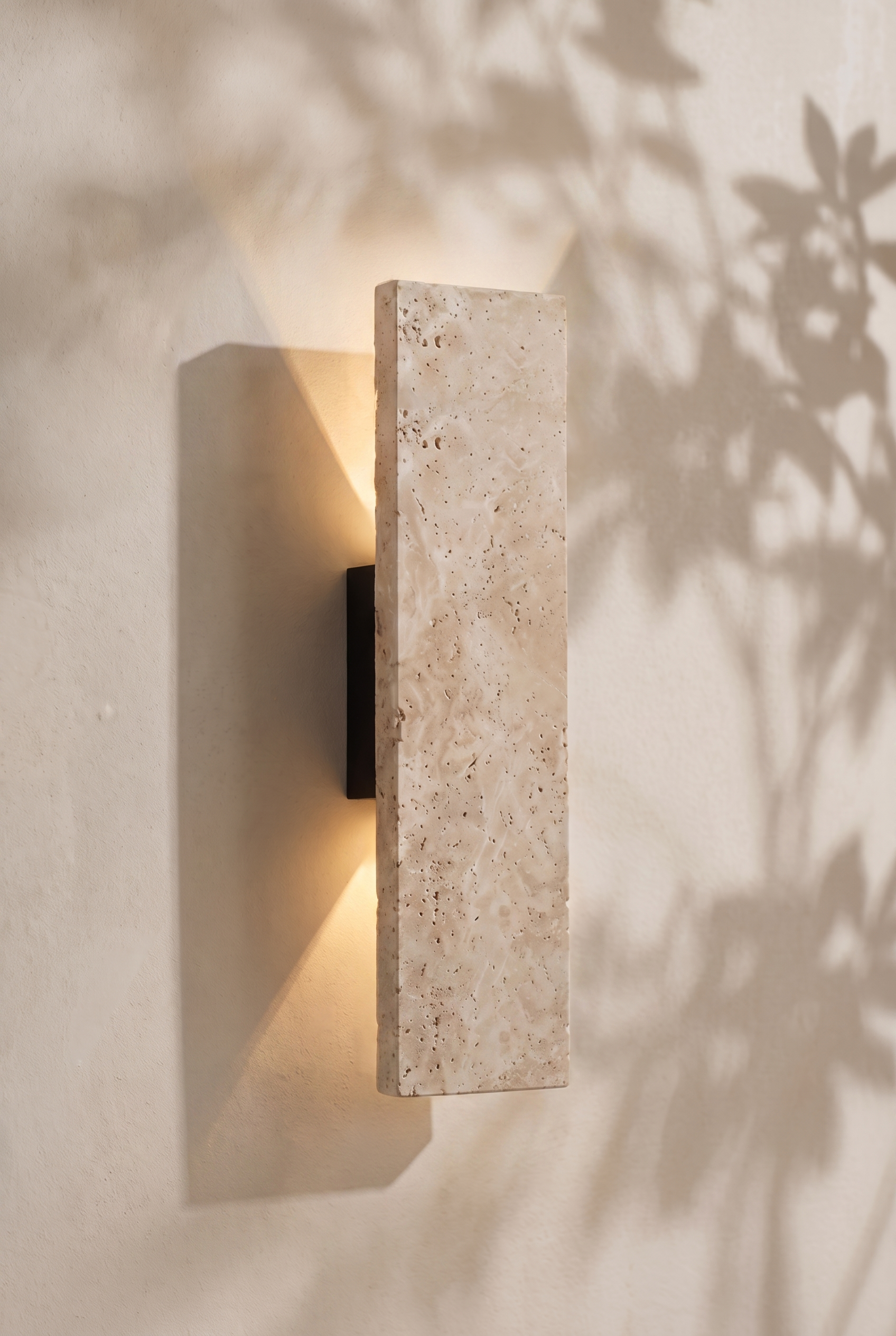 Tropez | Travertine wandlamp outdoor