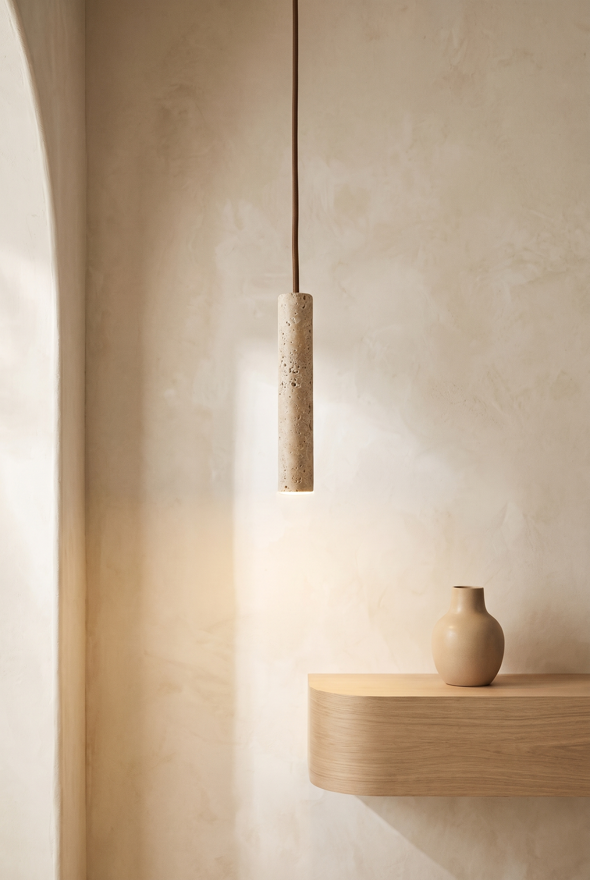 Muzai | Travertine hanglamp