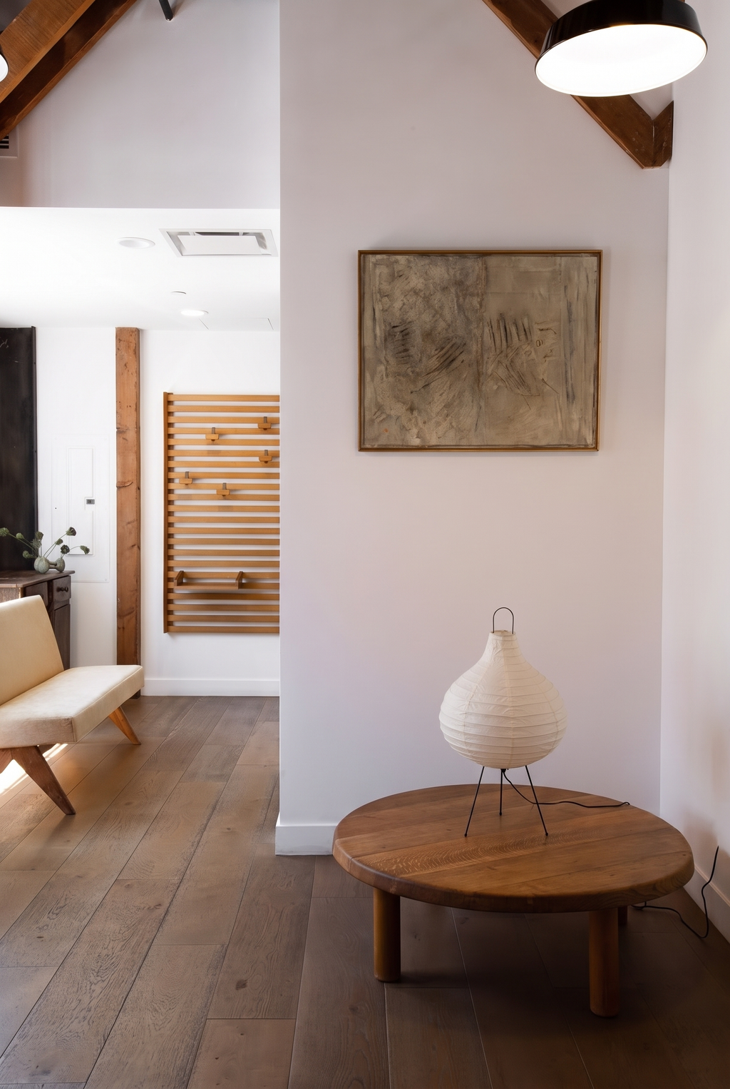 Mito | Travertine ceiling lamp