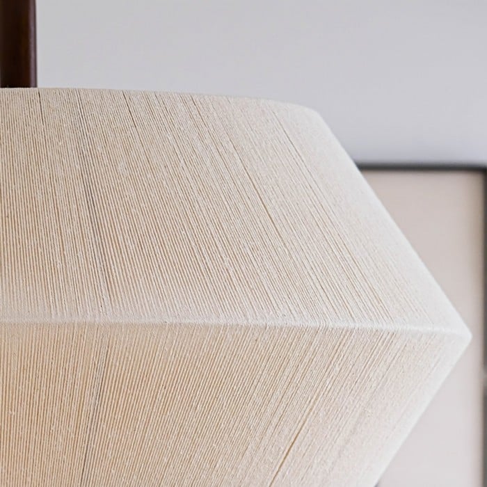 Tokishi | Walnoot stoffen hanglamp